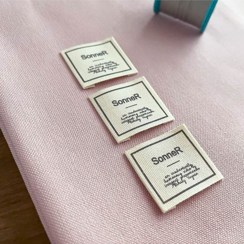 ハンドメイドタグ コットンタグ【3枚セット】商用利用可 タグ