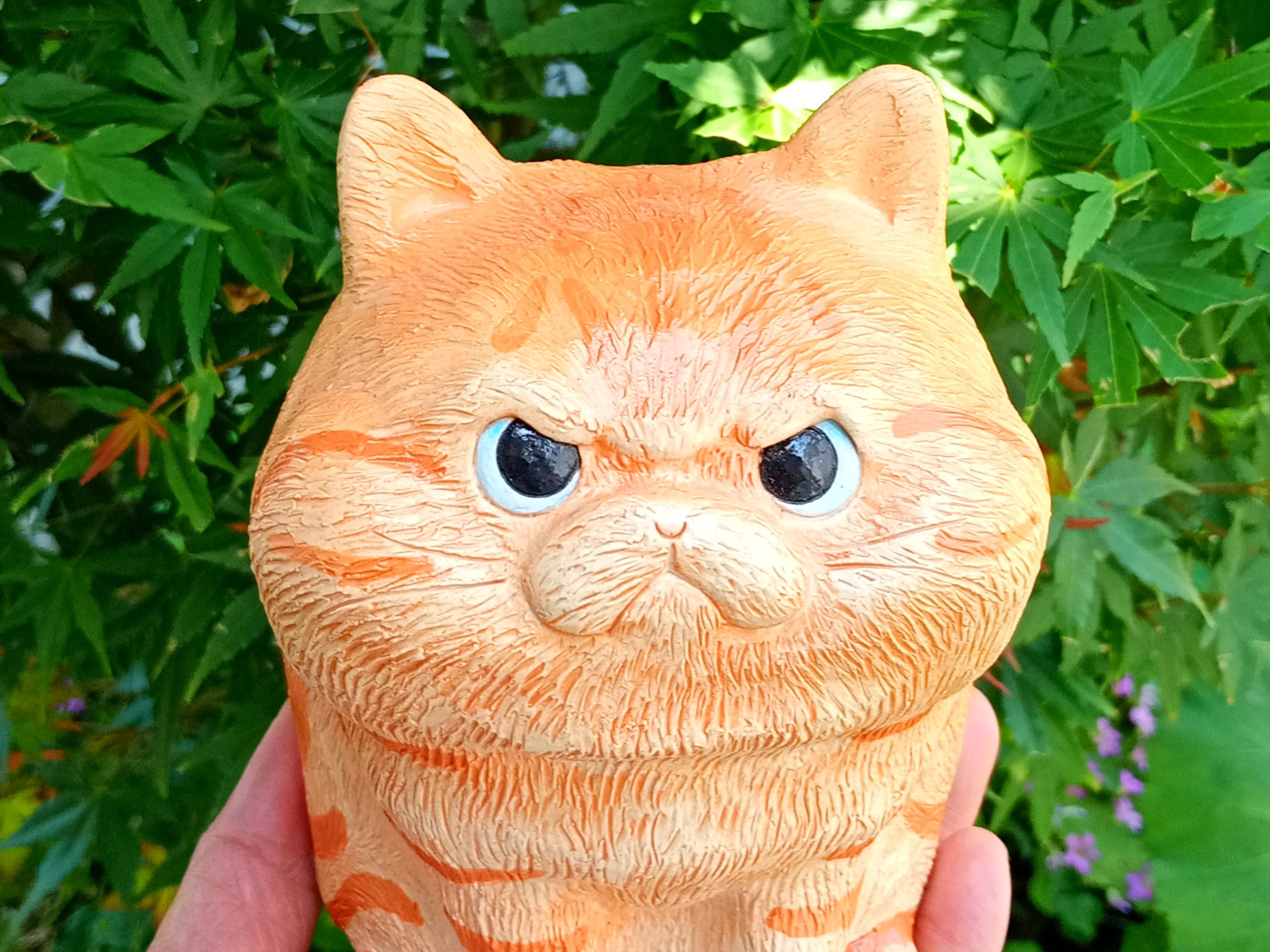 【希少】 千里　作　猫　置物　作家もの　千里猫　　かわいい　入手困難