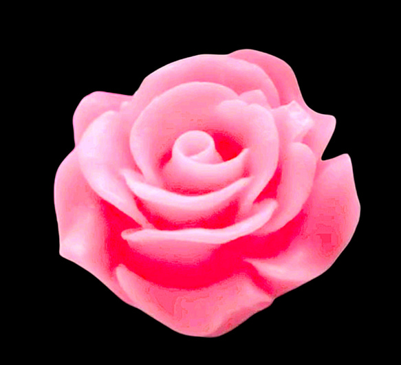 シリコンモールド　シリコン型　薔薇　ばら　キャンドル　キャンドルモールド　アロマストーン　花　型　モールド　立体　韓国　 3枚目の画像