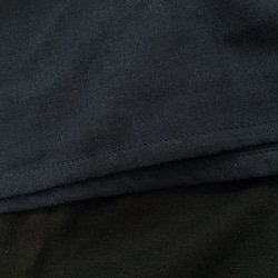 包郵◎柔軟雙層紗布*簡約素色寬鬆短袖插肩連身裙*100%國產棉*深海軍藍 第16張的照片