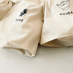 【 BABY 】 巾着袋 4点セット ｜ オムツポーチ ｜ お着替え袋 3枚目の画像