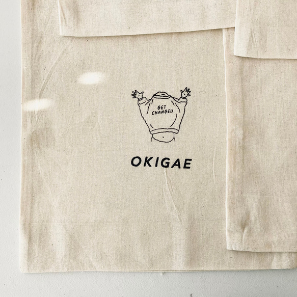 【 BABY 】 巾着袋 4点セット ｜ オムツポーチ ｜ お着替え袋 8枚目の画像