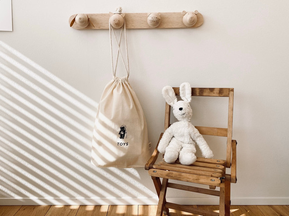 【 BABY 】 巾着袋 4点セット ｜ オムツポーチ ｜ お着替え袋 17枚目の画像