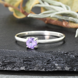 天然石ピンクスピネルシルバー925リング　Silver ring 天然石リング ピンクトルマリン / シルバーリング | kapuwa