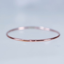 【PG】0.6mm超細磨砂戒指14kgf/金色精緻戒指防過敏Pinky粉紅金 第1張的照片