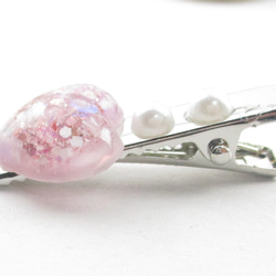 奏でることで、クォーツがピースフルなら僕はそれでいい♪<創作ヘアクリップ>HC063 4枚目の画像