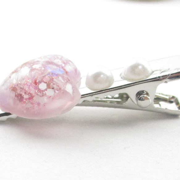 奏でることで、クォーツがピースフルなら僕はそれでいい♪<創作ヘアクリップ>HC063 4枚目の画像