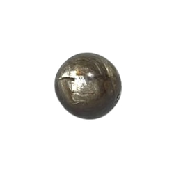 CYA【AAA ゴールデンブラックマイカ 10.3mm玉 1粒売】 雲母 天然石ビーズ バラ 現物 1枚目の画像