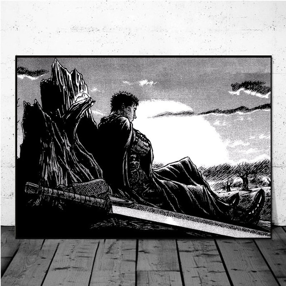 ベルセルク/ベルセルク/映画ポスター/家の装飾絵画/アニメポスター