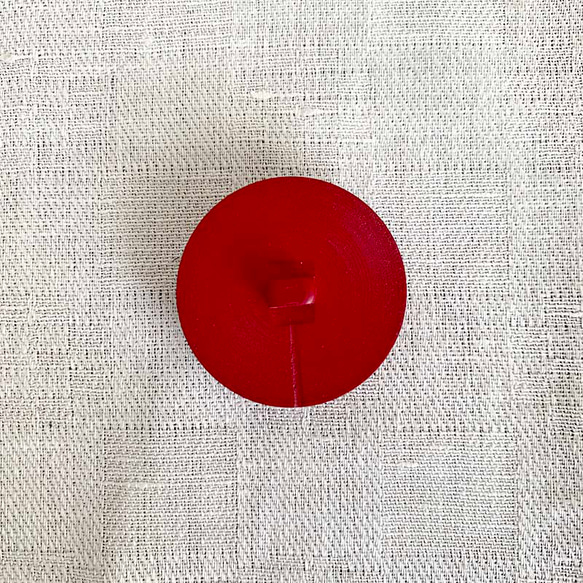ヴィンテージ　シャンクボタン　赤いボタン 18clb21-4 2枚目の画像