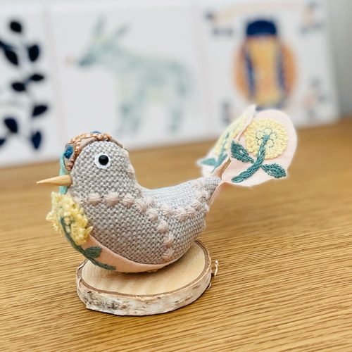 モリソン小林　彫像　植物　現代アート　ミナペルホネン　北欧インテリア　ウェグナー ︎︎◌現品限り︎︎◌⚮̈﻿ミナペルホネンハンドメイド⚮̈﻿お座り
