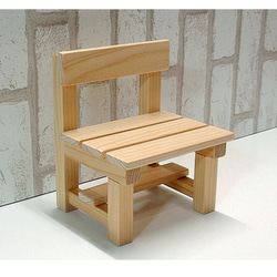 桧(ひのき) 椅子飾り台・花台 5枚目の画像