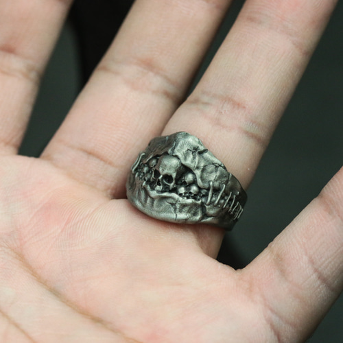 自作スカルリング 自作スカルリング