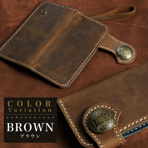 財布 メンズ バイカーズウォレット 長財布 本革 ライダースウォレット