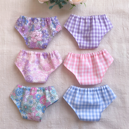 26cmドール用 下着2枚セット第③弾 ソランちゃん レミンちゃん メル