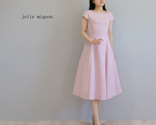 新品】ジョリーミニョン スタンドカラーティアードワンピース