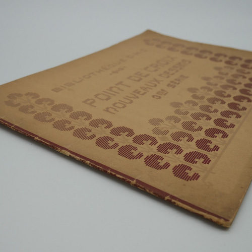 D.M.C 洋書 古書 フランスアンティーク 刺繍本 フランスアンティークDMC刺繍図案集（POINT DE CROIX） 編み図