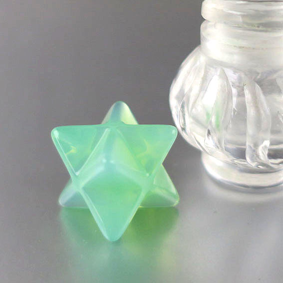 アンダラクリスタル エンジェルオーラ・エメラルドシフト シエラネバダ/マカバスター22mm 紫陽花ハンドメイド2024