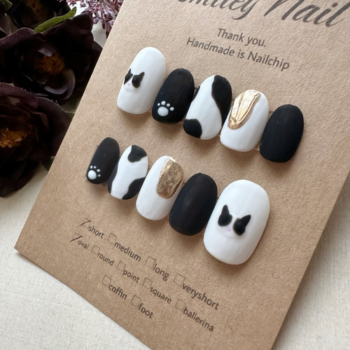 3dネイル ネイル ジェルネイル デコパーツ 星 月 ねこ ハチワレ 【公式