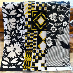 ハギレセット＊3枚組  生地  アフリカ布 アフリカン 小物作り ハンドメイド 手作り 手芸用品 布 6枚目の画像