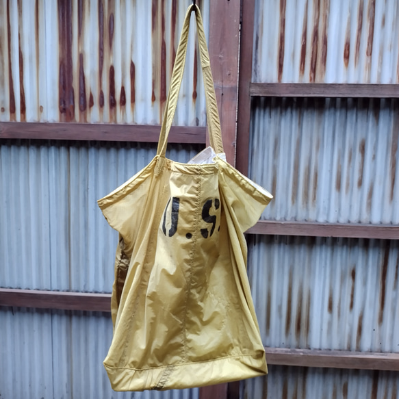 US.ARMY 80s ヴィンテージ 米軍 パラシュート生地 Large