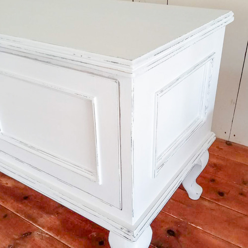 かわいい猫足テレビボード ネコ足 猫脚 白家具 姫家具 オーダーメイド