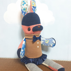 20%off】チョコミント色のうさぎ【Creema限定】 ぬいぐるみ もちまる