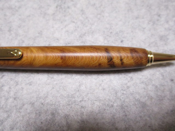 屋久杉　油木　椿油仕上げ　シャープペンシル(0.5ミリ用)　希少材　 5枚目の画像