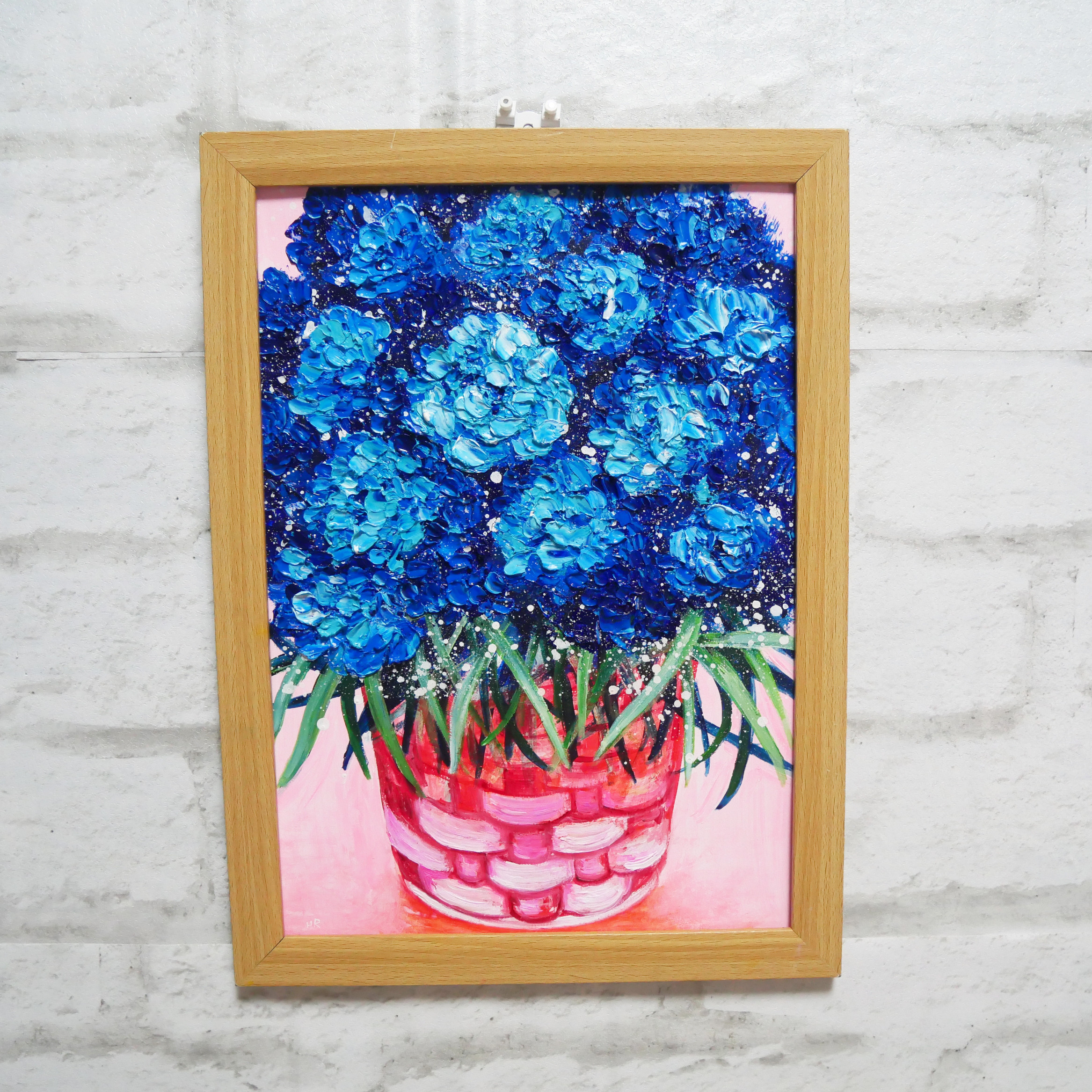 油絵 油彩 油彩画 絵 絵画 【赤いカーネーション】 | HIROSHI1990