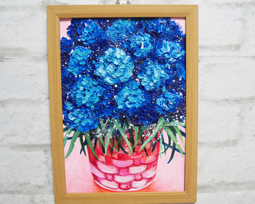 油絵 油彩 油彩画 絵 絵画 【赤いカーネーション】 絵画 HR