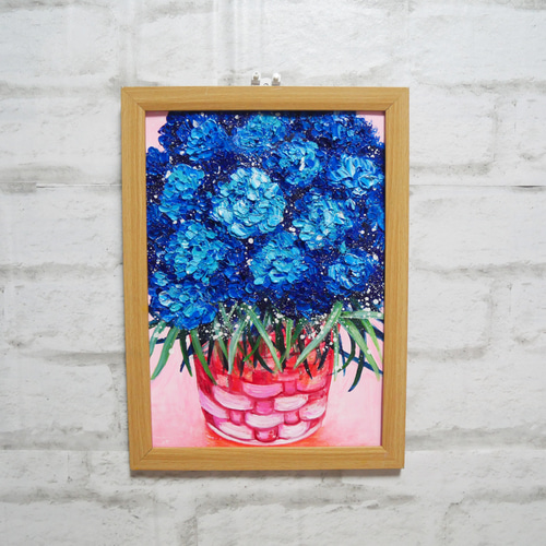 油絵 油彩 油彩画 絵 絵画【赤いカーネーション】 油絵 油彩 油彩画 絵 絵画 【赤いカーネーション】 | HIROSHI1990
