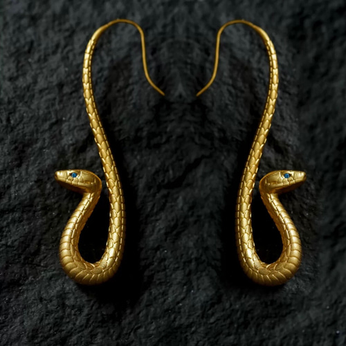 Spirit Snake」オリジナルのスネークピアス レトロなエジプト