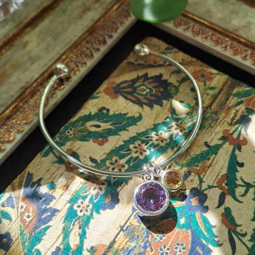 アメジストバングル　ラピスラズリバングル　シトリンバングル　57mm Amazon | [石街] AAA ラピスラズリ 四角 カット バングル ブレスレット