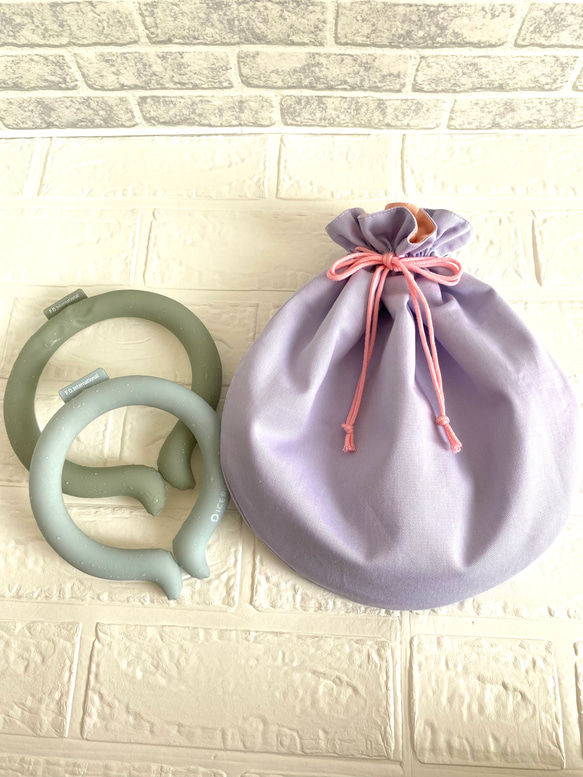 アイスリングが2個入る！ 洗える 保冷ポーチ アイスリングポーチ