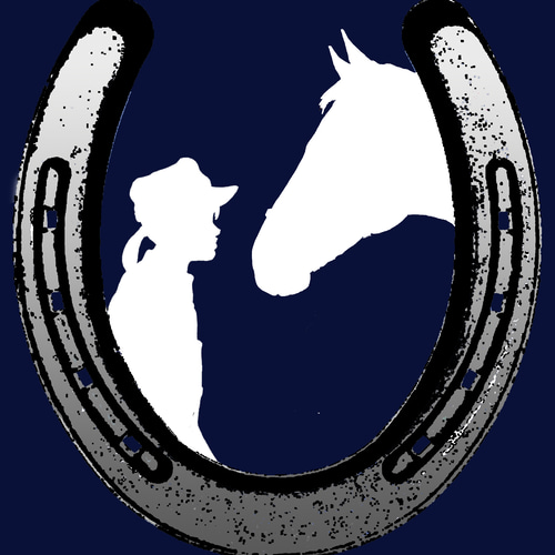 Tシャツ/競走馬と厩務員/デザイン変更調整可/ドライTシャツ/ユニ