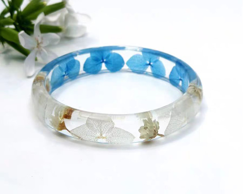 ハンドメイド 花 バングル リストバンド ブレスレット ドライ