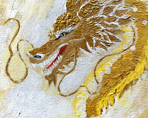 龍の絵 天 空 龍