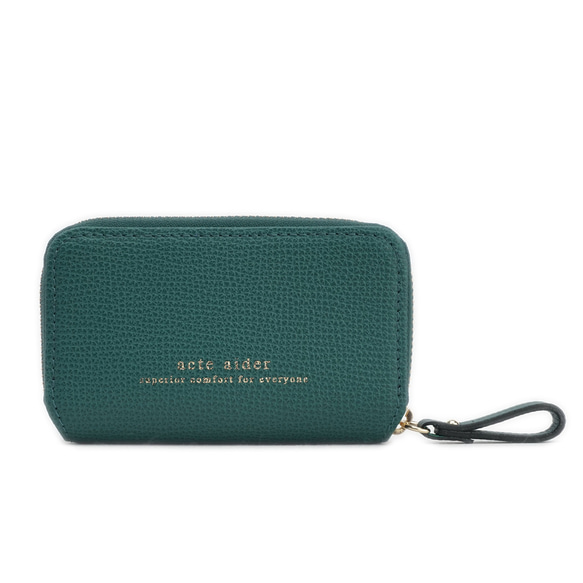 新色グリーン登場！コンパクトさを追求（意匠登録済）vividカラーのミニ財布 3色【AAU05.01】 7枚目の画像