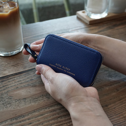 新色グリーン登場！コンパクトさを追求（意匠登録済）vividカラーのミニ財布 3色【AAU05.01】 14枚目の画像