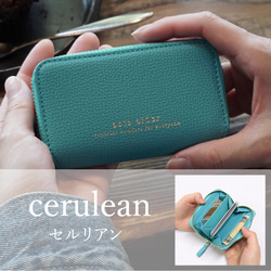 新色グリーン登場！コンパクトさを追求（意匠登録済）vividカラーのミニ財布 3色【AAU05.01】 10枚目の画像