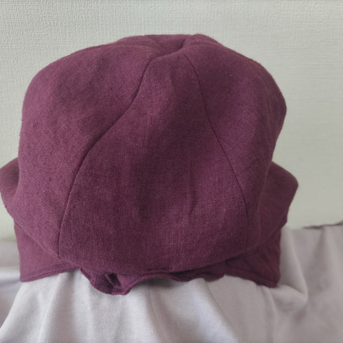 好きな布でオーダーメイド！顔が隠れる日よけ帽子 クロッシェ