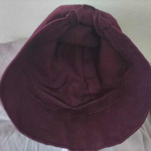 好きな布でオーダーメイド！顔が隠れる日よけ帽子 クロッシェ