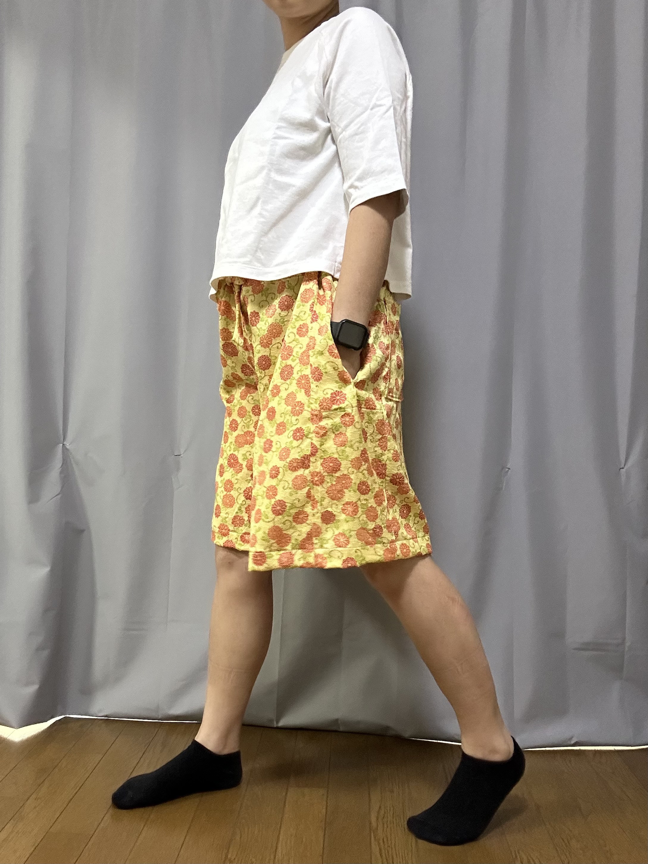 着物リメイク＊ハーフパンツ ハーフパンツ maricos 通販
