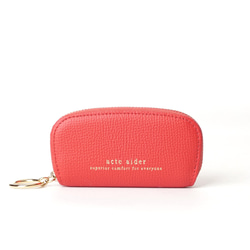 小銭をきちんと整理♪上質レザーのコインケース 小物整理にも！ ブルー/セルリアン/レッド【AAU05.02】 5枚目の画像