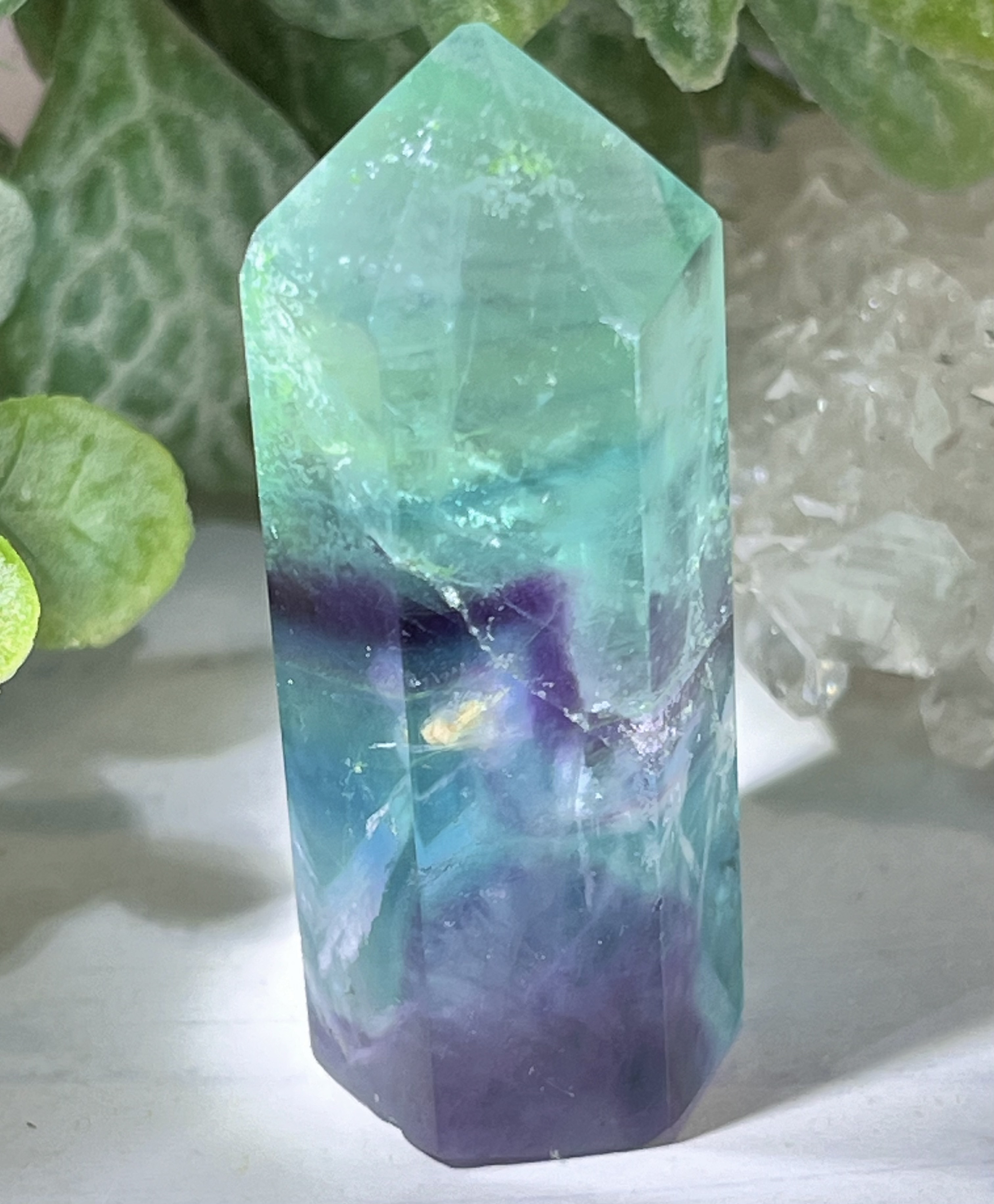 エンジェルフェザー 万華鏡 フローライト マルチカラー 蛍石