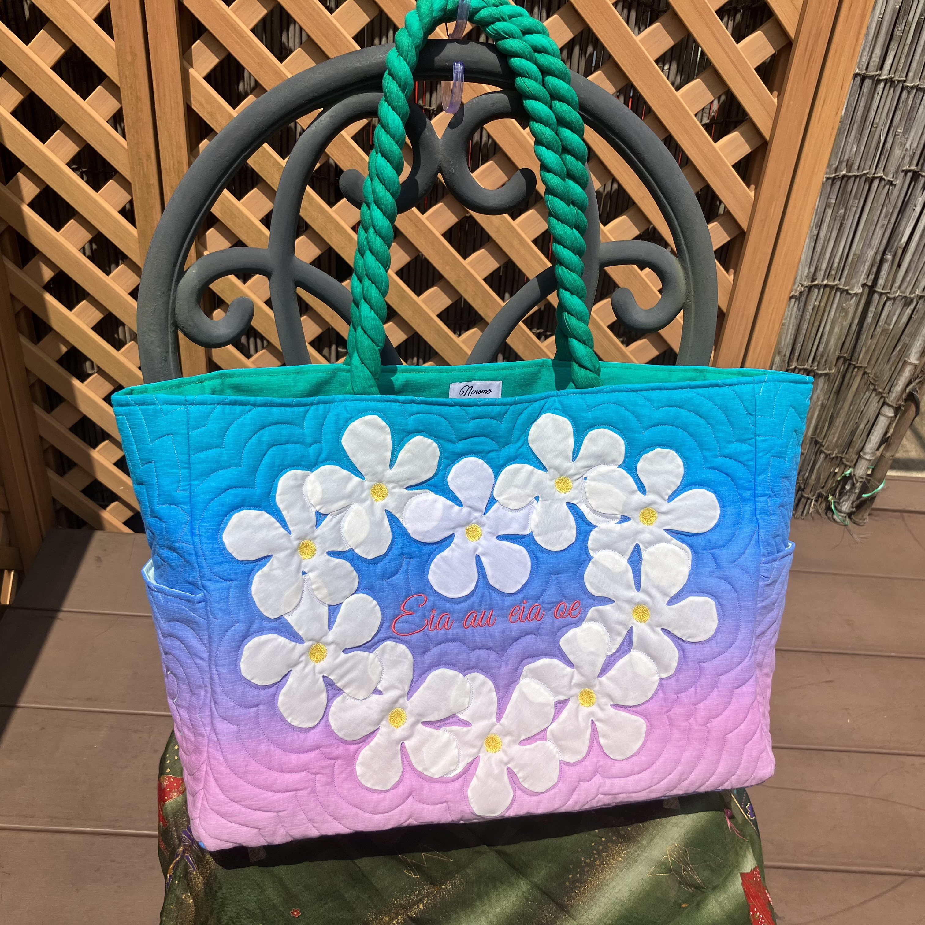 ピンクグラデーションかネイビーE大サイズ　受注製作