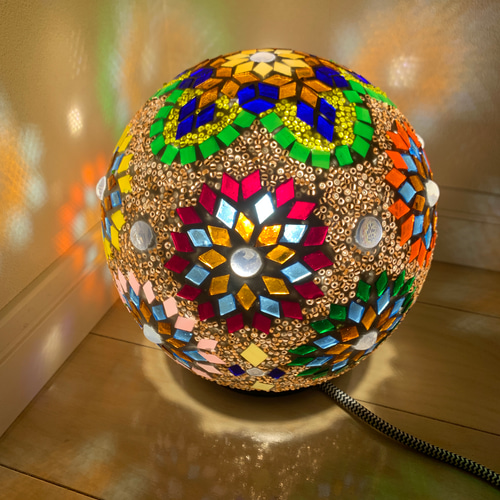 モザイクランプ / トルコランプ 22 スタンドライト・テーブルランプ 蜂