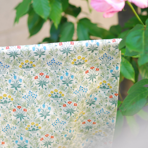 カフェカーテン☆綿100％オックス生地☆ビクトリア＆アルバート