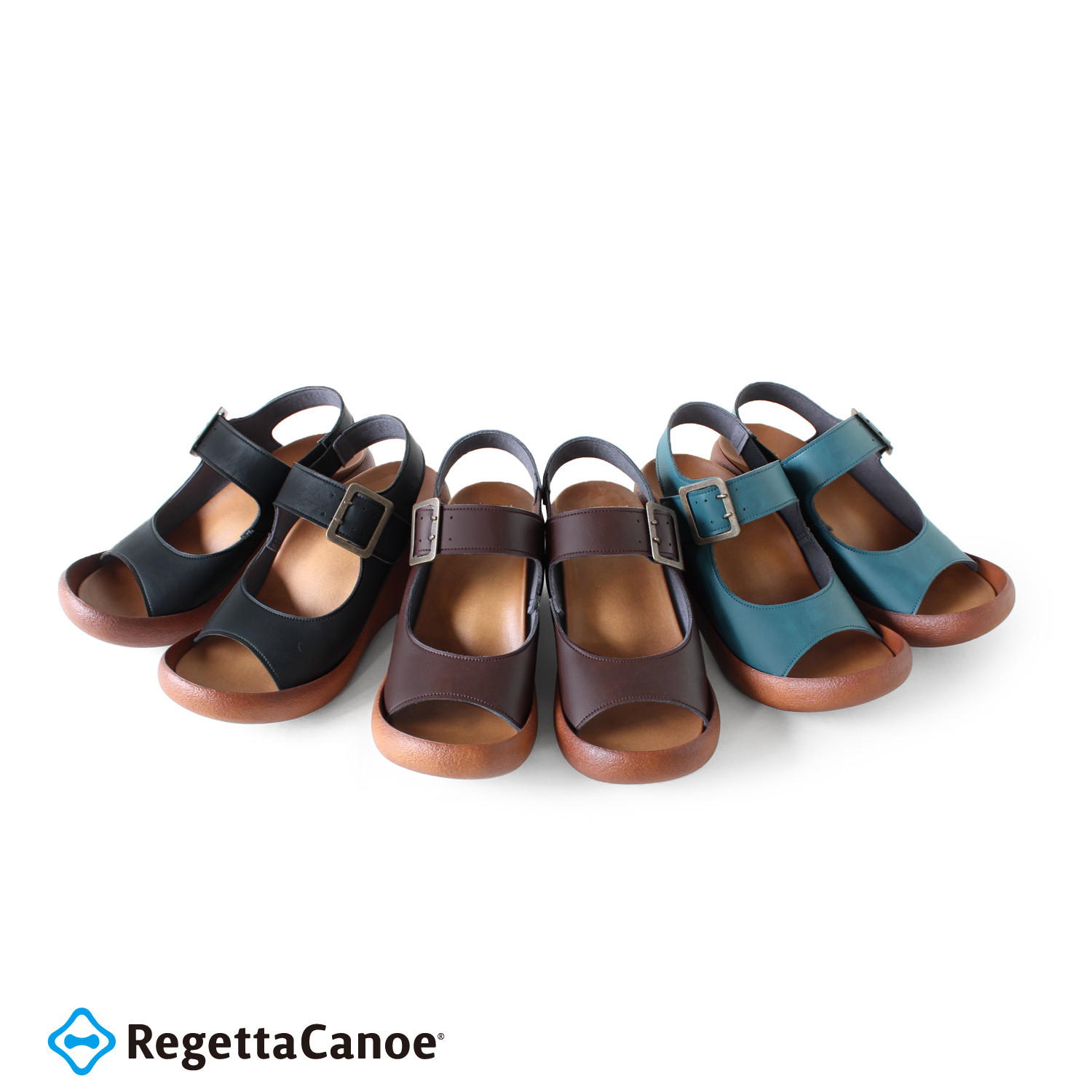 再入荷しました！厚底ブロッジヒールサンダル 6cmヒール リゲッタカヌー RegettaCanoe CJBG-9103