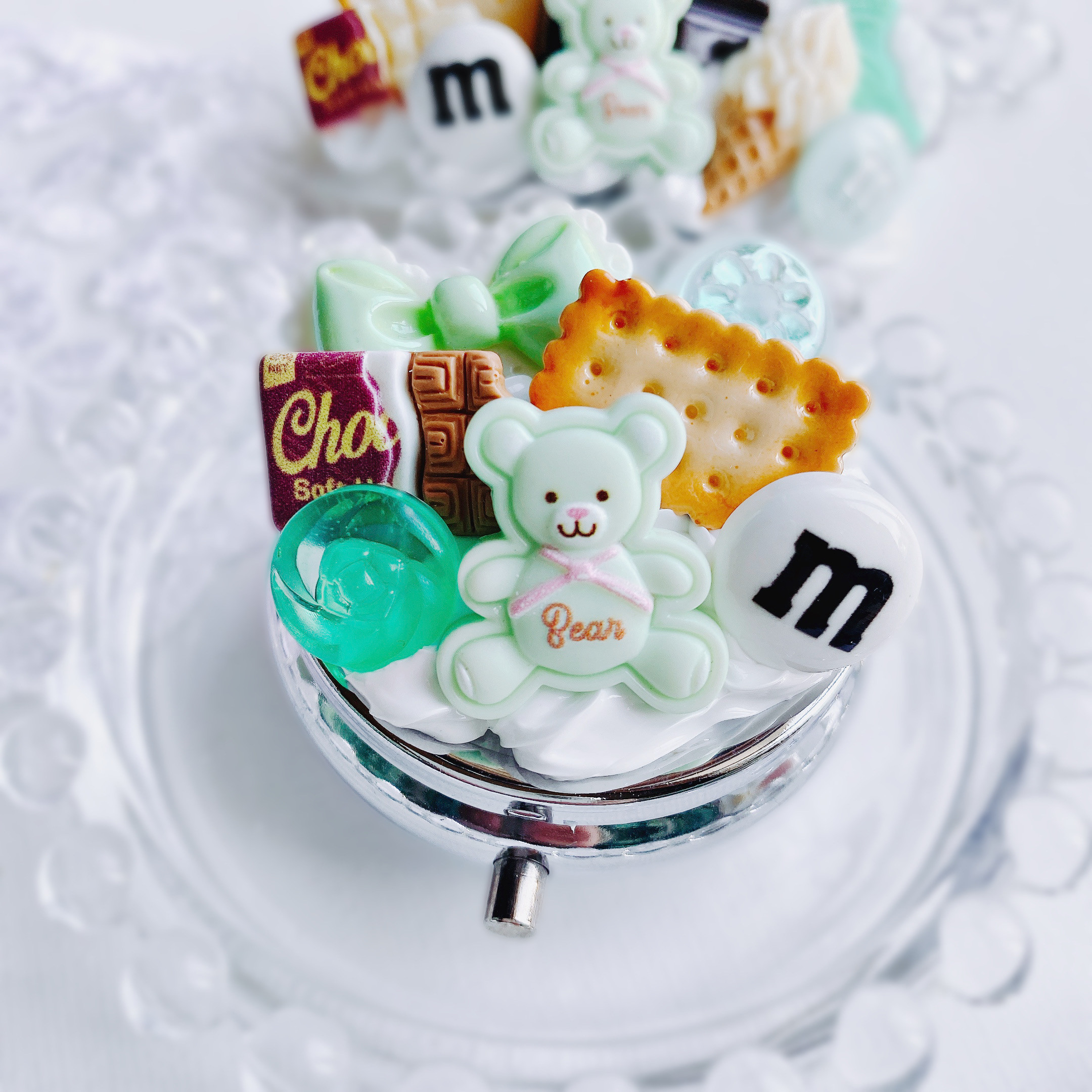 パステルパンケーキ♡リボンくまちゃん ながさ